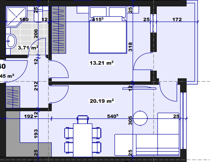 Na prodej  1 ložnice Stara Zagora , Tri čučura - sever , 62 m2 | 60666367 - obraz [2]