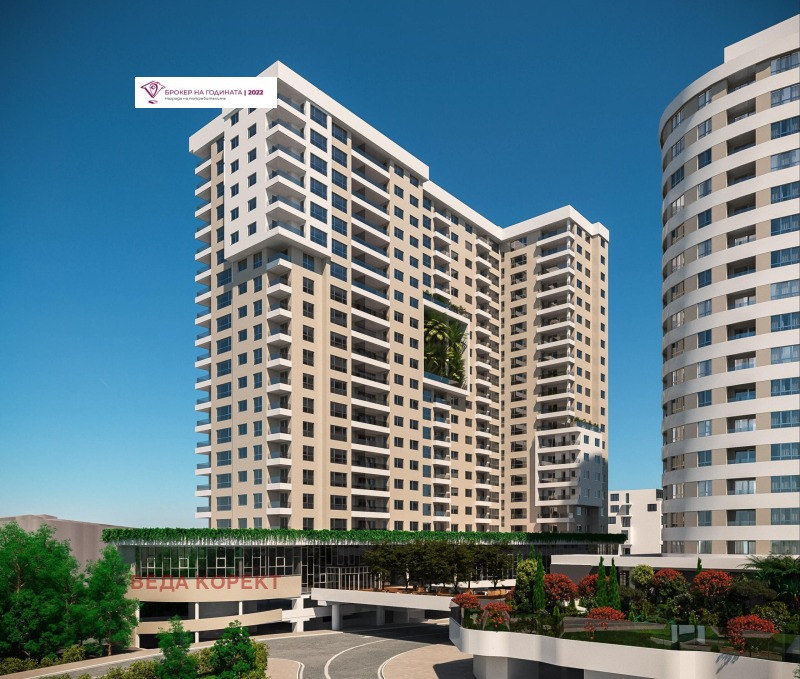 Myytävänä  1 makuuhuone Burgas , Slavejkov , 79 neliömetriä | 65637468 - kuva [2]