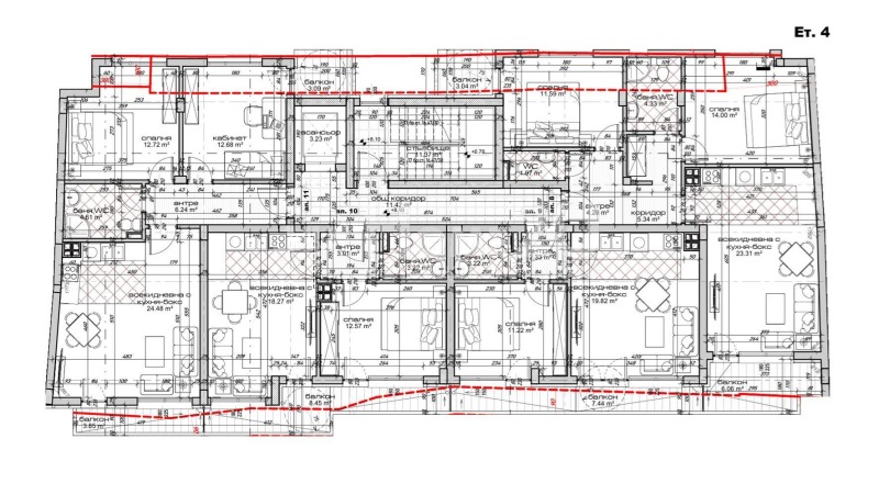 Na prodej  2 ložnice Varna , Kolchozen pazar , 98 m2 | 58189227 - obraz [3]