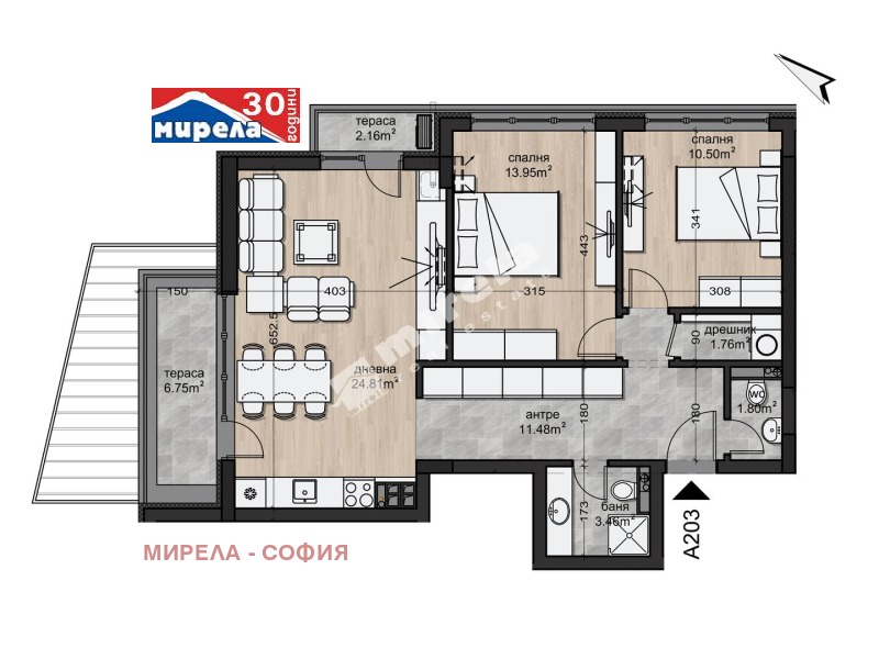 Продава  3-стаен град София , Овча купел , 103 кв.м | 93951690