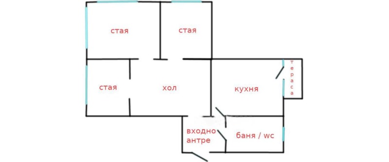 Продава 3-СТАЕН, гр. София, Център