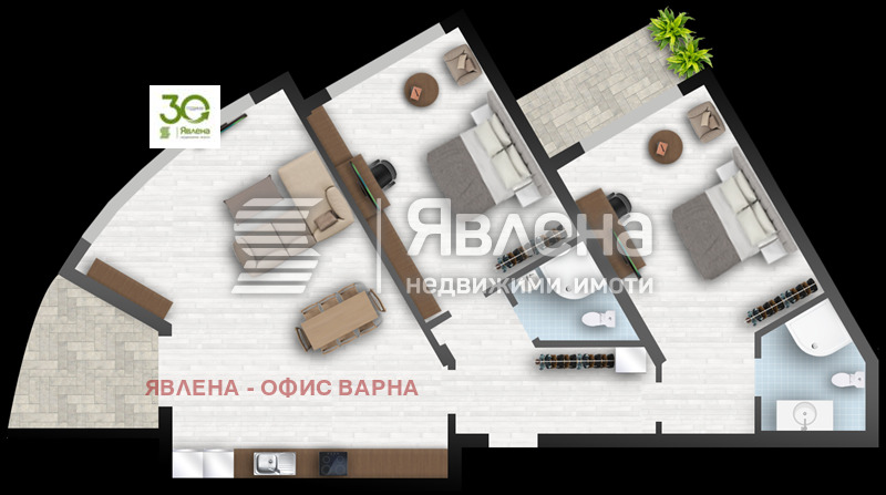Продава 3-СТАЕН, гр. Варна, к.к. Св.Св. Константин и Елена, снимка 4 - Апартаменти - 54744343