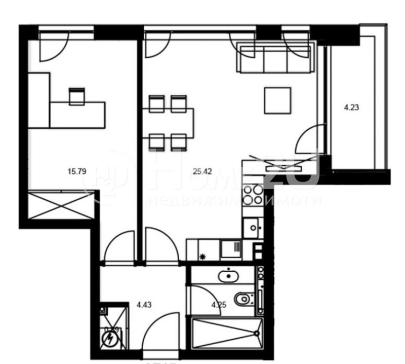 Продава 2-СТАЕН, гр. Варна, Левски 1, снимка 6 - Aпартаменти - 46749340