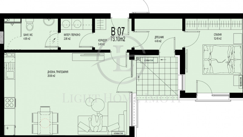 En venta  1 dormitorio Plovdiv , Jristo Smirnenski , 94 metros cuadrados | 49907649 - imagen [5]