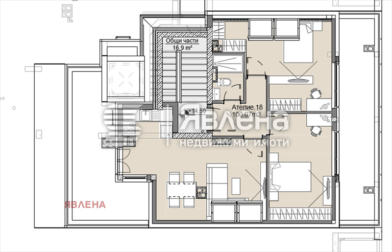 Satılık  2 yatak odası Sofia , Levski , 100 metrekare | 46976513 - görüntü [17]