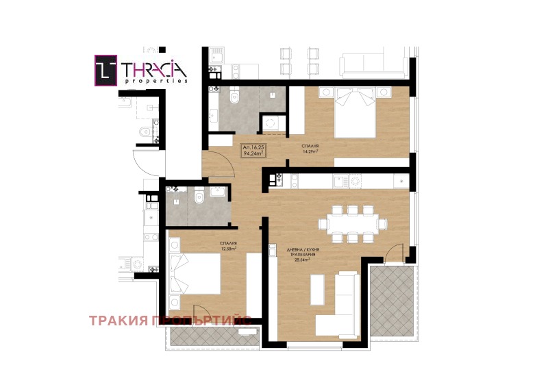 Продава 3-СТАЕН, гр. София, Горубляне, снимка 3 - Апартаменти - 52639017