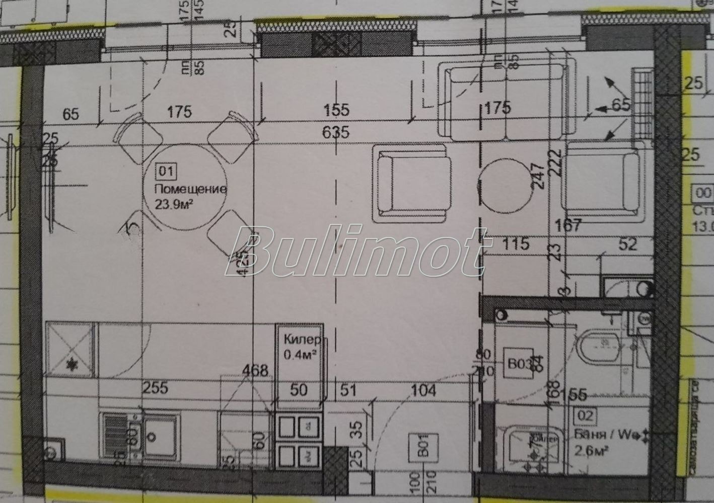 Продава 1-СТАЕН, гр. Варна, Трошево, снимка 3 - Апартаменти - 55784480