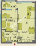 Продава 2-СТАЕН, град Варна, Чайка • 186500 € / 364762.29 лв. • 52379105 1