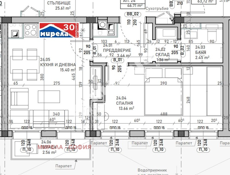 Продава 2-СТАЕН, гр. София, Овча купел, снимка 1 - Aпартаменти - 48614291