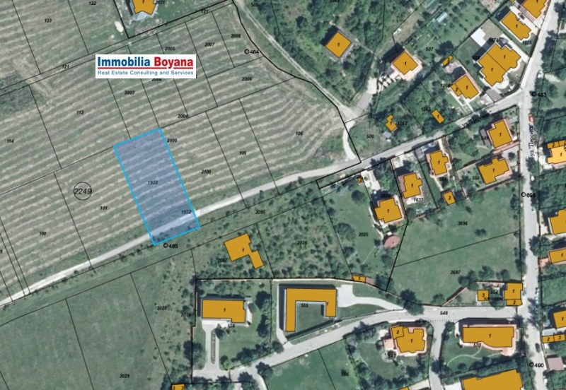 Продава ПАРЦЕЛ в град София, гр. Банкя - 1400 кв.м / 280 000 € » 547 632.40 лв., ИМОБИЛИА БОЯНА