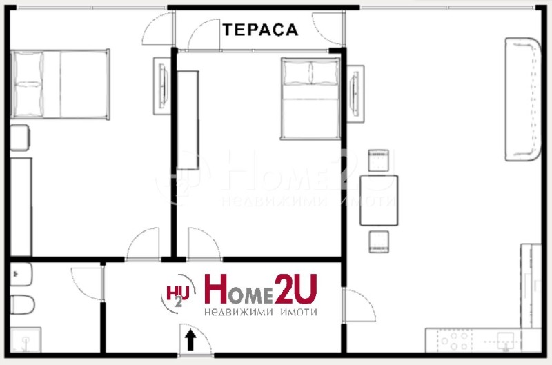 De vânzare  2 dormitoare Plovdiv , Ciuciuc Parij , 88 mp | 61912207 - imagine [12]