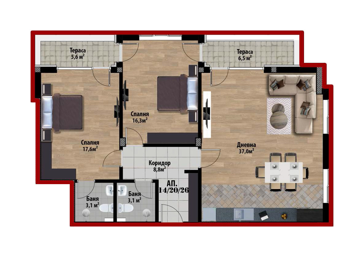 Продава 3-СТАЕН, гр. София, Овча купел 2, снимка 2 - Апартаменти - 53702281