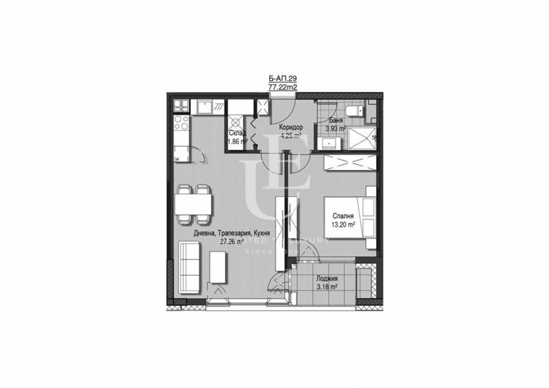 En venta  1 dormitorio Sofia , Vitosha , 77 metros cuadrados | 24026263 - imagen [6]