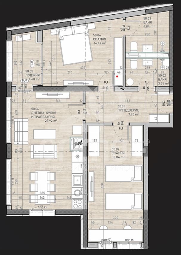 Te koop  2 slaapkamers Sofia , Suchata reka , 114 m² | 73722076 - afbeelding [11]