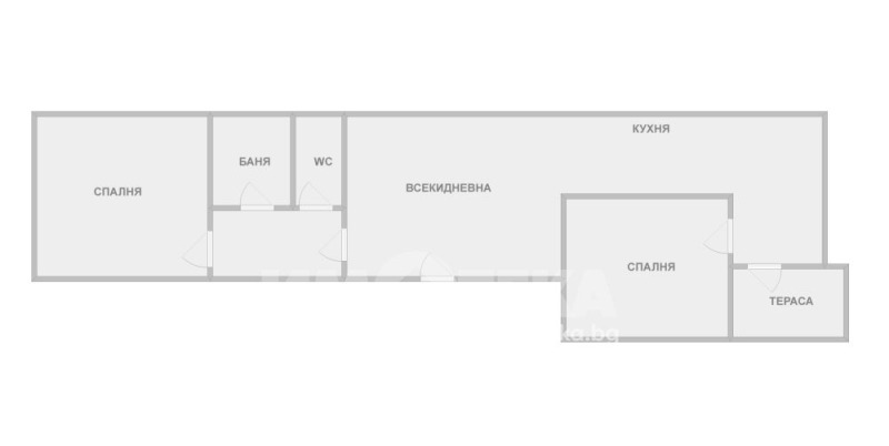 Myytävänä  2 makuuhuonetta Varna , Tsentar , 83 neliömetriä | 54679969 - kuva [5]