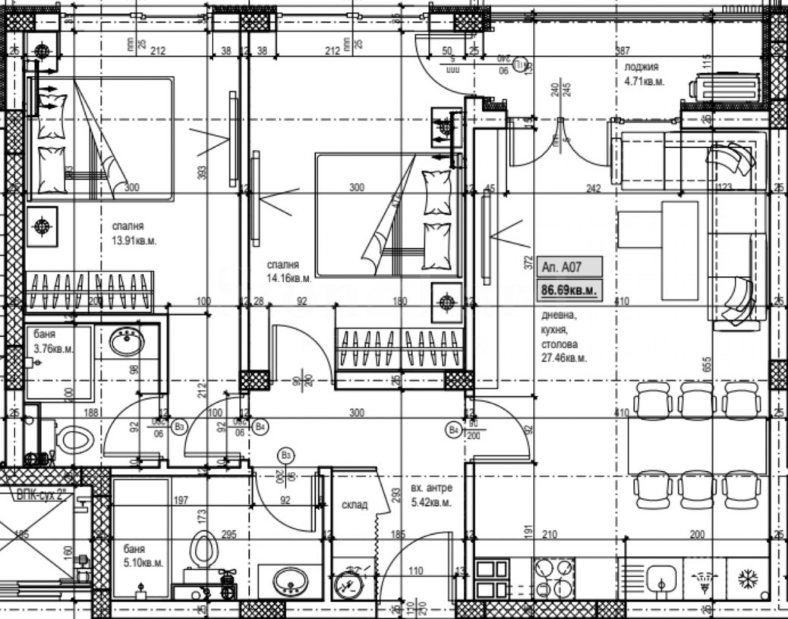 Продава 3-СТАЕН, гр. Пловдив, Христо Смирненски, снимка 5 - Апартаменти - 53911294