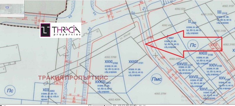 Продава ПАРЦЕЛ в град София, Горубляне - 2025 кв.м / 648 000 € » 1 267 377.84 лв., ТРАКИЯ ПРОПЪРТИЙС