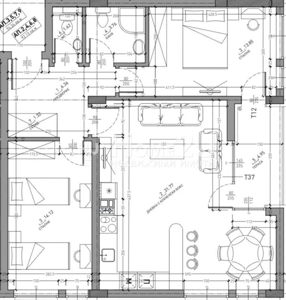 Продава 3-СТАЕН, гр. София, Дървеница, снимка 7 - Апартаменти - 54329344