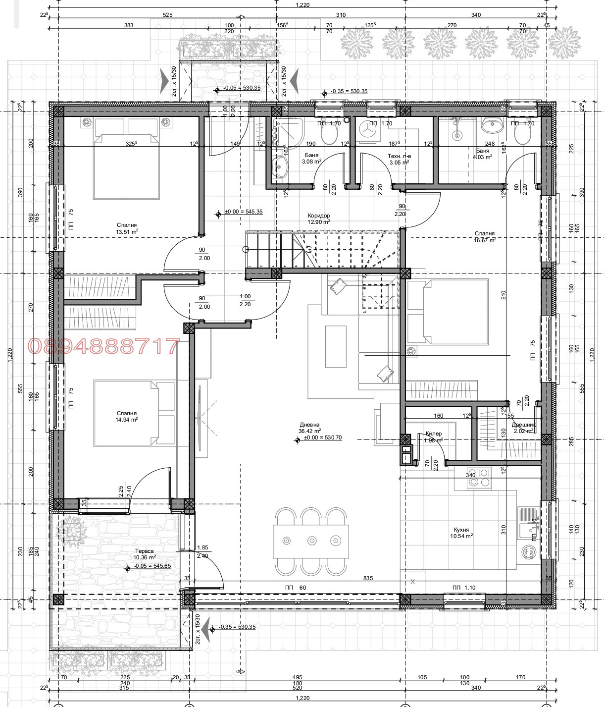 Продава КЪЩА, гр. Костинброд, област София област, снимка 17 - Къщи - 55423794