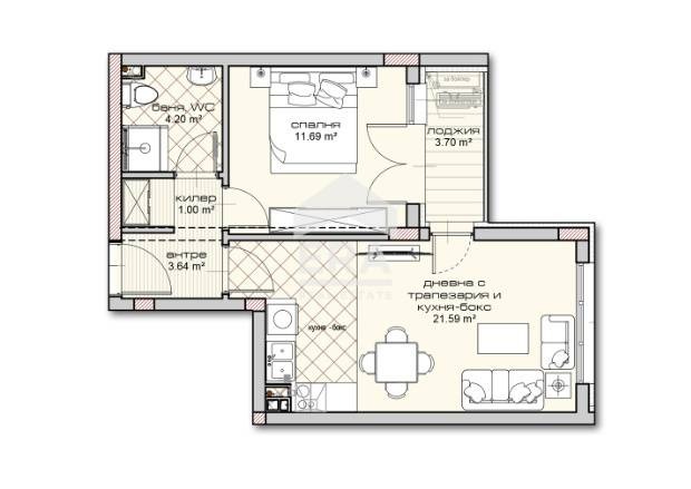 Продава 2-СТАЕН, гр. Варна, Владислав Варненчик 2, снимка 2 - Апартаменти - 54025460
