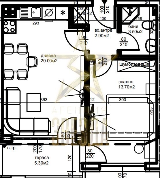 Продава  2-стаен, град Пловдив, Остромила • 69 400 EUR • ID 17049271 — holmes.bg - [1] 