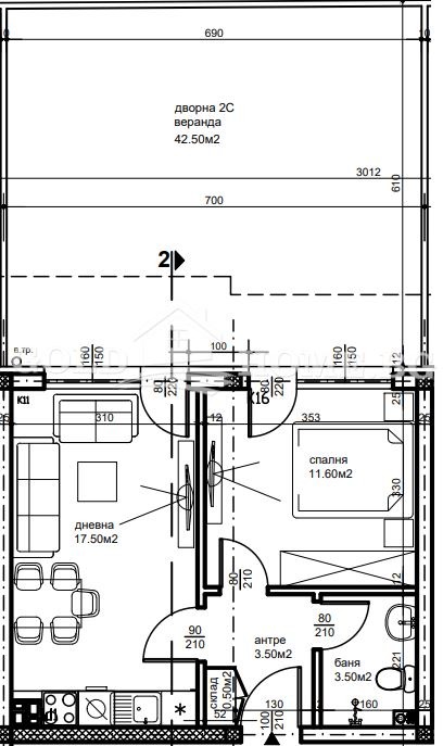 Продава 2-СТАЕН, гр. Пловдив, Беломорски, снимка 5 - Апартаменти - 52706478