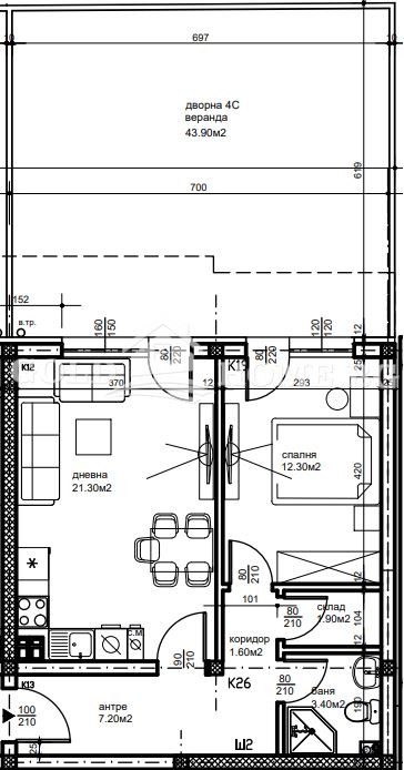 Продава 2-СТАЕН, гр. Пловдив, Беломорски, снимка 8 - Апартаменти - 52706478