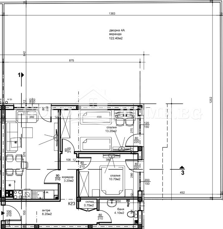 Продава 2-СТАЕН, гр. Пловдив, Беломорски, снимка 10 - Апартаменти - 52706478