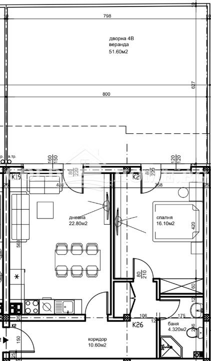 Продава 2-СТАЕН, гр. Пловдив, Беломорски, снимка 9 - Апартаменти - 52706478