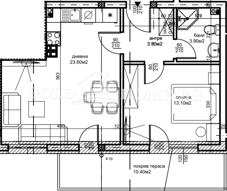 Продава 2-СТАЕН, гр. Пловдив, Беломорски, снимка 4 - Апартаменти - 52706478