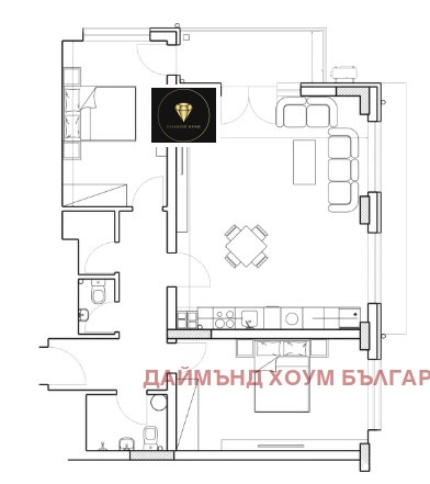 Продава 3-СТАЕН, гр. Пловдив, Младежки Хълм, снимка 2 - Aпартаменти - 47418127