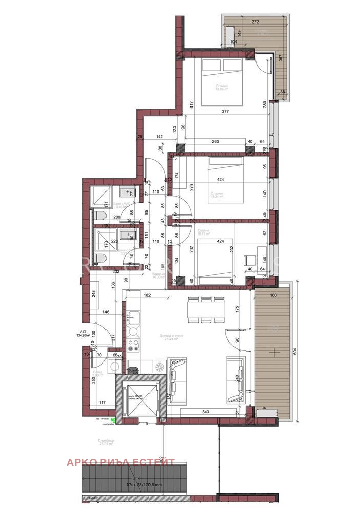 Продава 4-СТАЕН, гр. София, Горубляне, снимка 9 - Апартаменти - 56577835