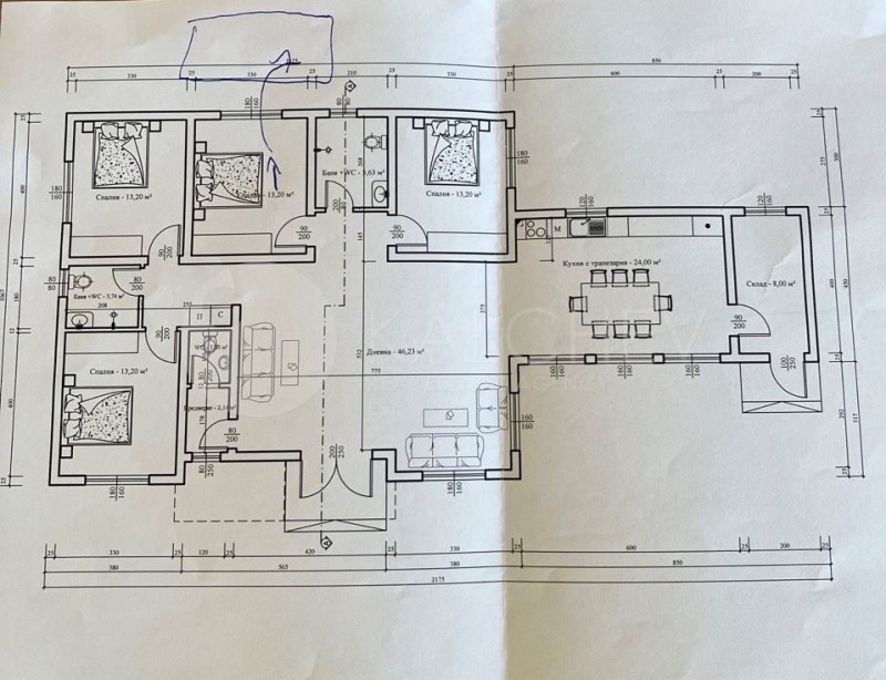 Продава КЪЩА, гр. Балчик, област Добрич, снимка 2 - Къщи - 47311214