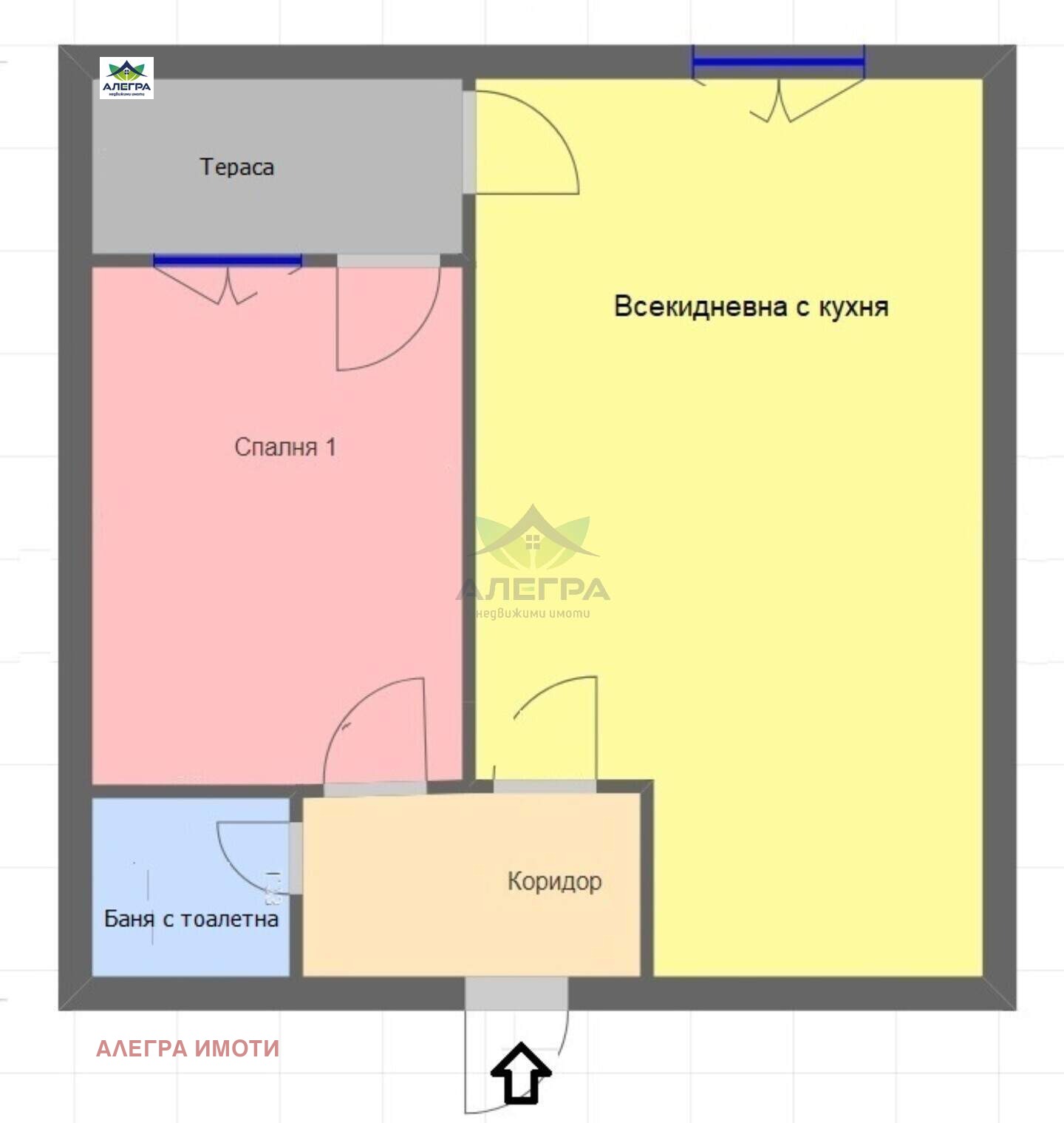 Продава 2-СТАЕН, гр. Пазарджик, Промишлена зона, снимка 2 - Апартаменти - 51831152