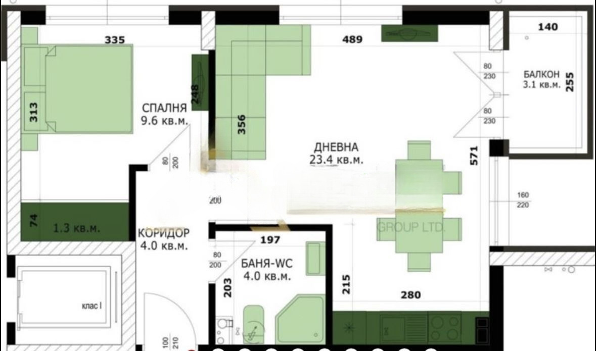 Продава 2-СТАЕН, гр. Варна, Кайсиева градина, снимка 2 - Апартаменти - 54205529