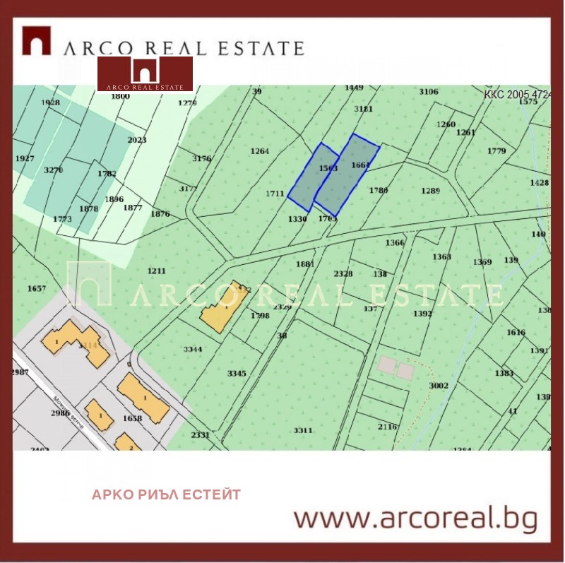 Продава  Парцел град София , Драгалевци , 1084 кв.м | 41046031