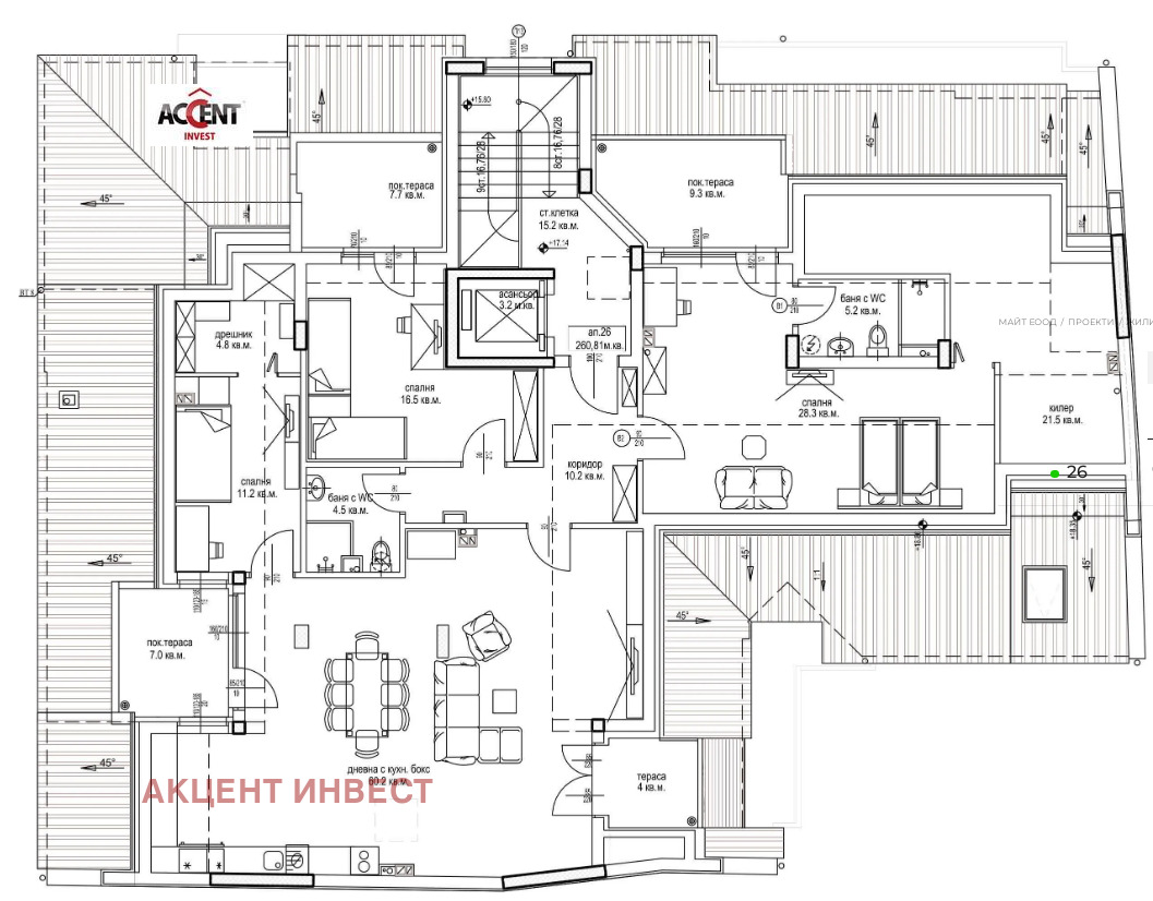 Продава 4-СТАЕН, гр. Варна, Цветен квартал, снимка 2 - Апартаменти - 49634696