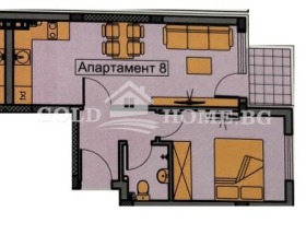 Продава 2-стаен град Пловдив Христо Смирненски - [1] 