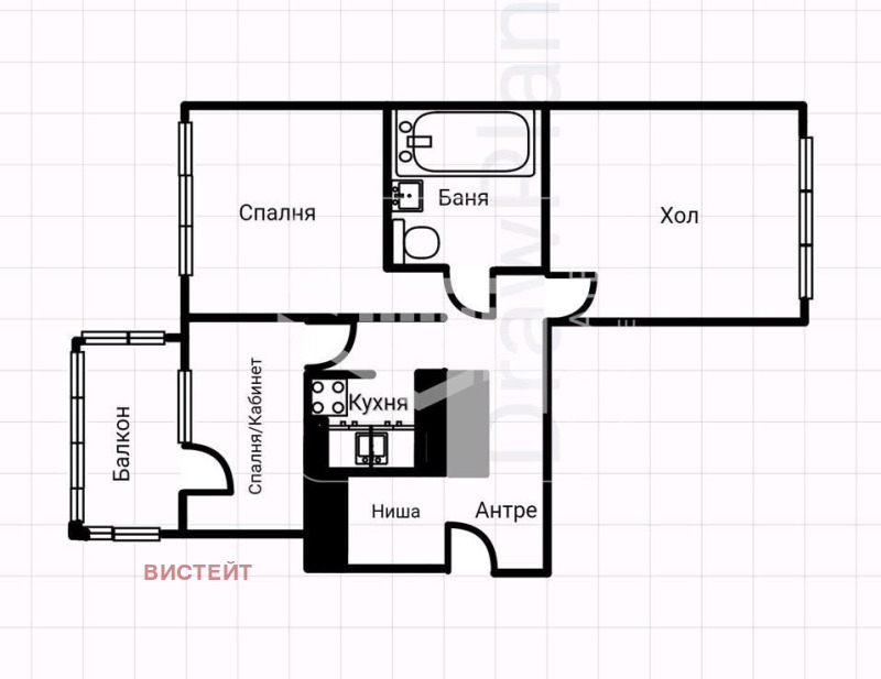 Продава 2-СТАЕН, гр. София, Люлин 9, снимка 10 - Aпартаменти - 49072458