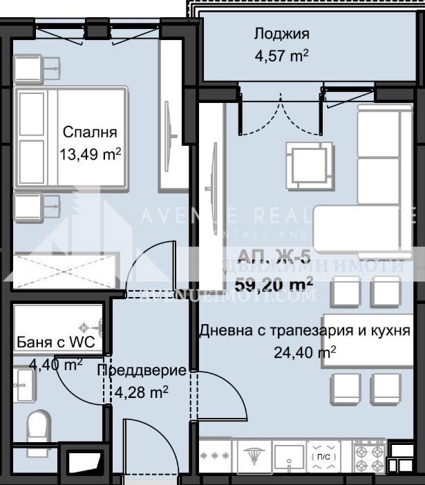 Myytävänä  1 makuuhuone Plovdiv , Zapaden , 76 neliömetriä | 80650673 - kuva [2]