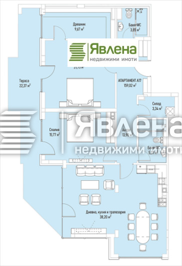 Продава 3-СТАЕН, гр. София, Лозенец, снимка 9 - Aпартаменти - 49107949