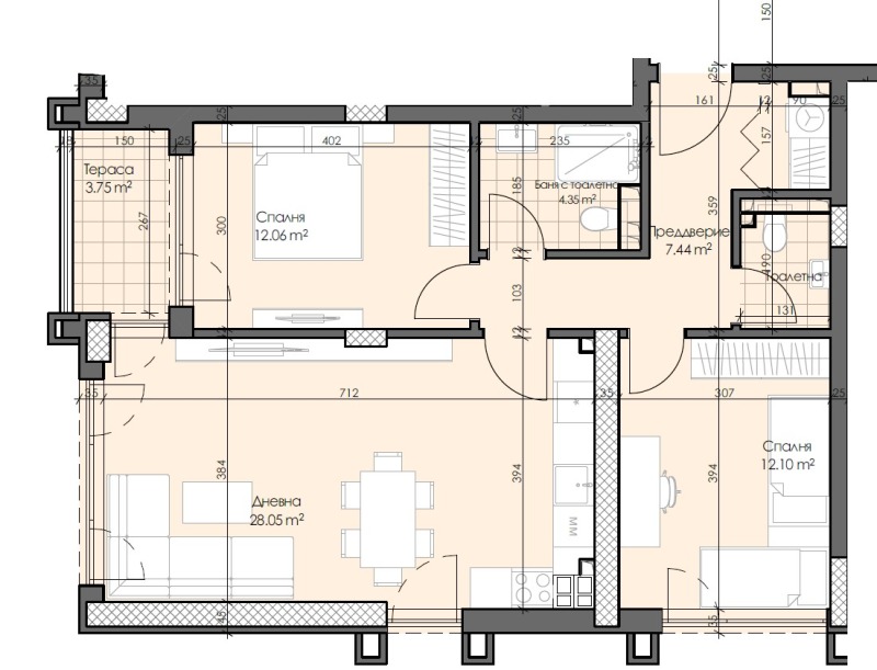 Продава  3-стаен град Пловдив , Кършияка , 101 кв.м | 65411557