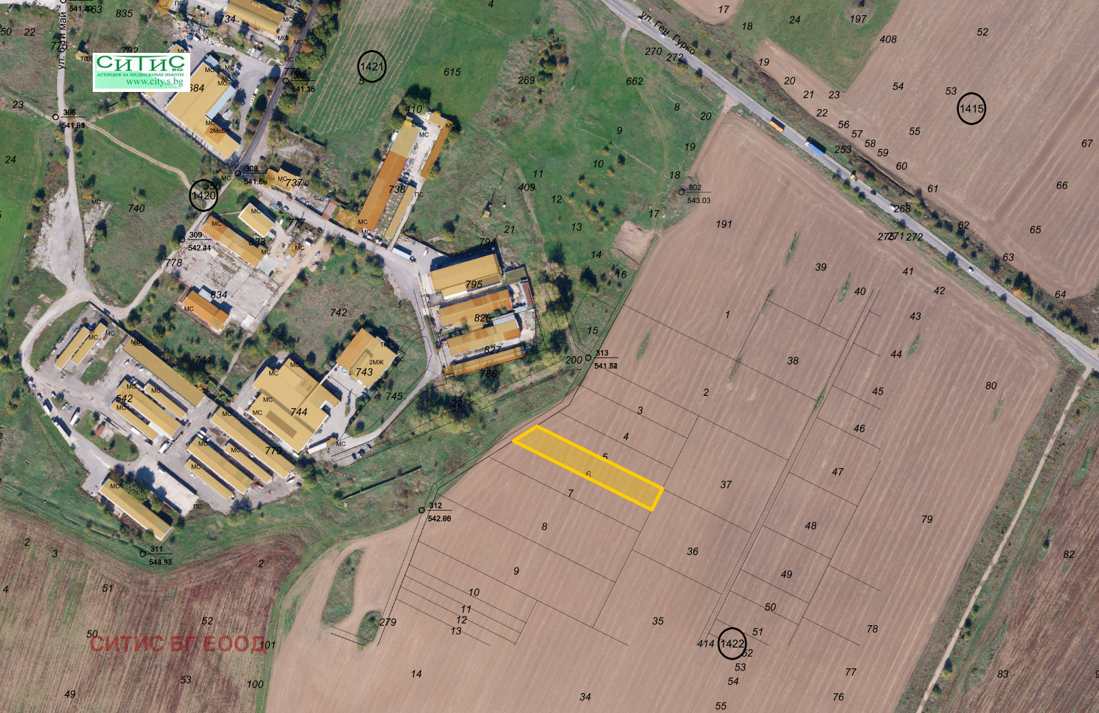 Продава ПАРЦЕЛ, с. Бусманци, област София област, снимка 2 - Парцели - 49836984