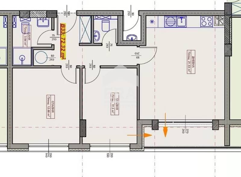 Продава 3-СТАЕН, гр. Варна, Възраждане 1, снимка 2 - Aпартаменти - 46734405