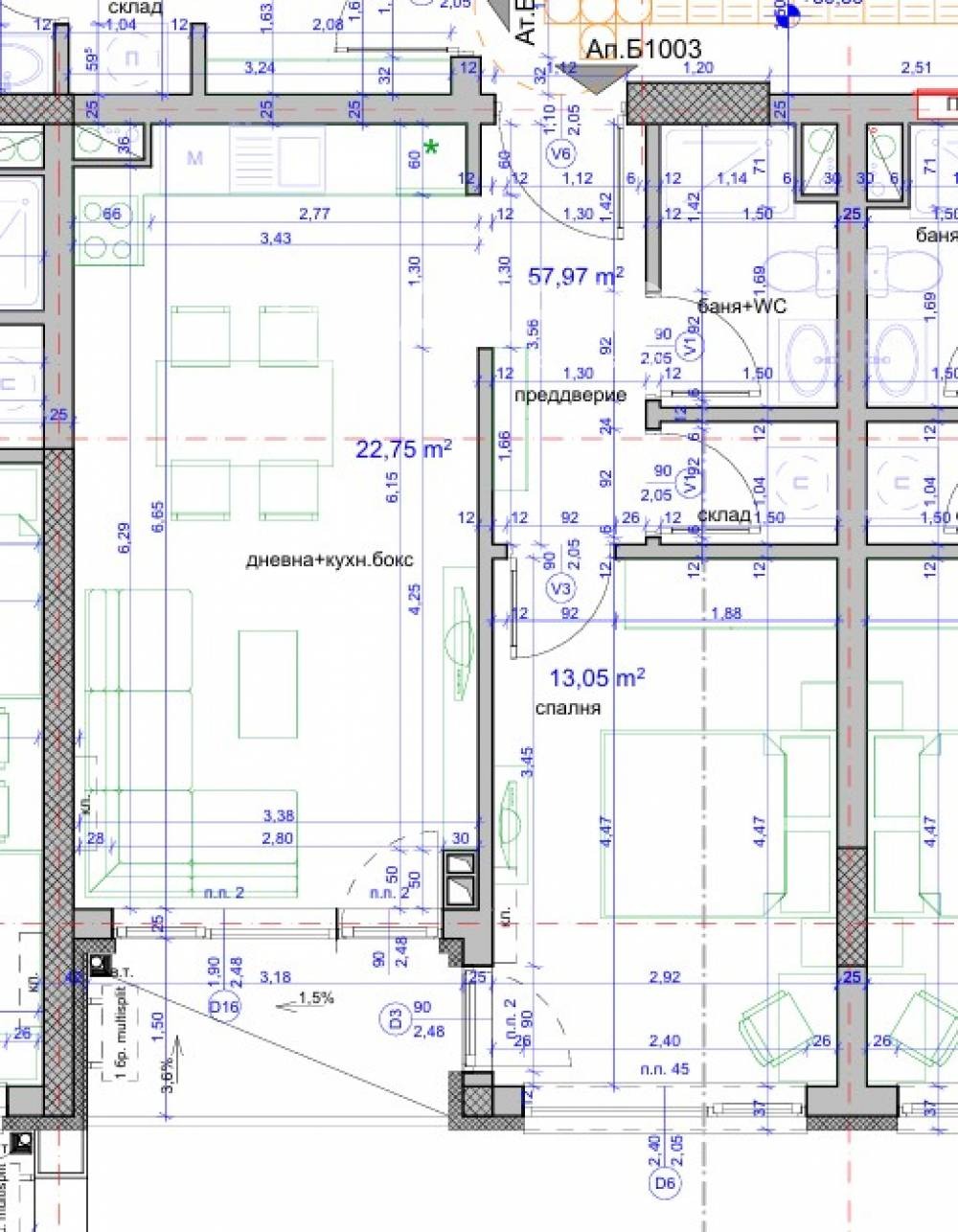 Продава 2-СТАЕН, гр. Бургас, Изгрев, снимка 4 - Апартаменти - 55827823