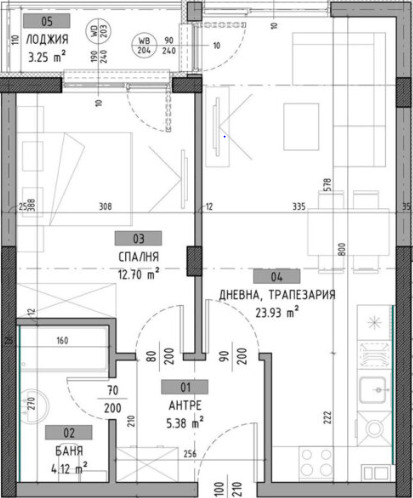 Na sprzedaż  1 sypialnia Sofia , Malinowa dolina , 69 mkw | 48989223 - obraz [3]