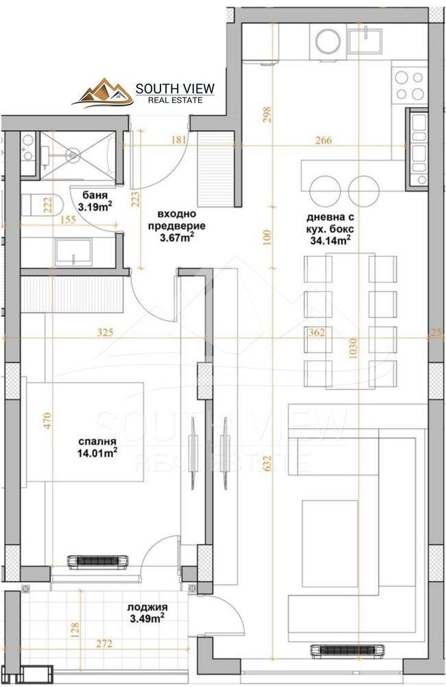 Продава  2-стаен град София , Витоша , 82 кв.м | 64130380 - изображение [2]