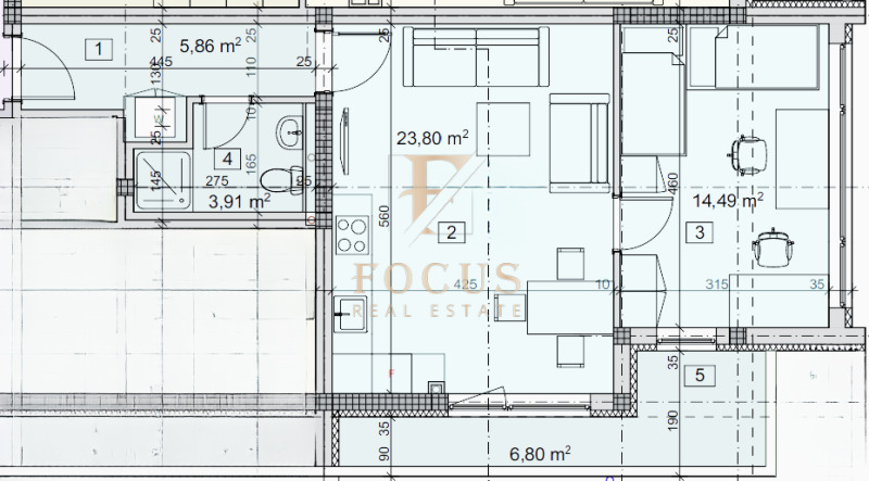 Na prodej  1 ložnice Plovdiv , Komatevo , 72 m2 | 64873876