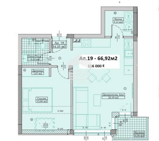 Продава 2-СТАЕН, гр. Варна, м-т Пчелина, снимка 15 - Апартаменти - 54959981