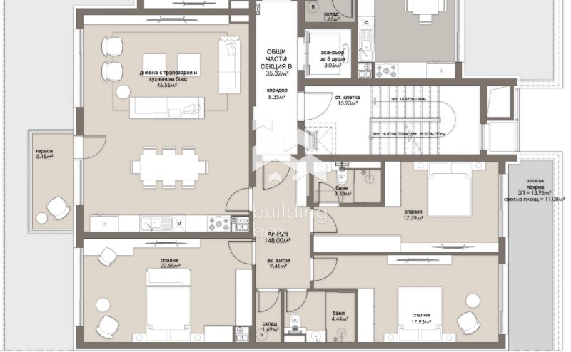 Продава  3-стаен град София , Люлин 5 , 169 кв.м | 83961535 - изображение [3]